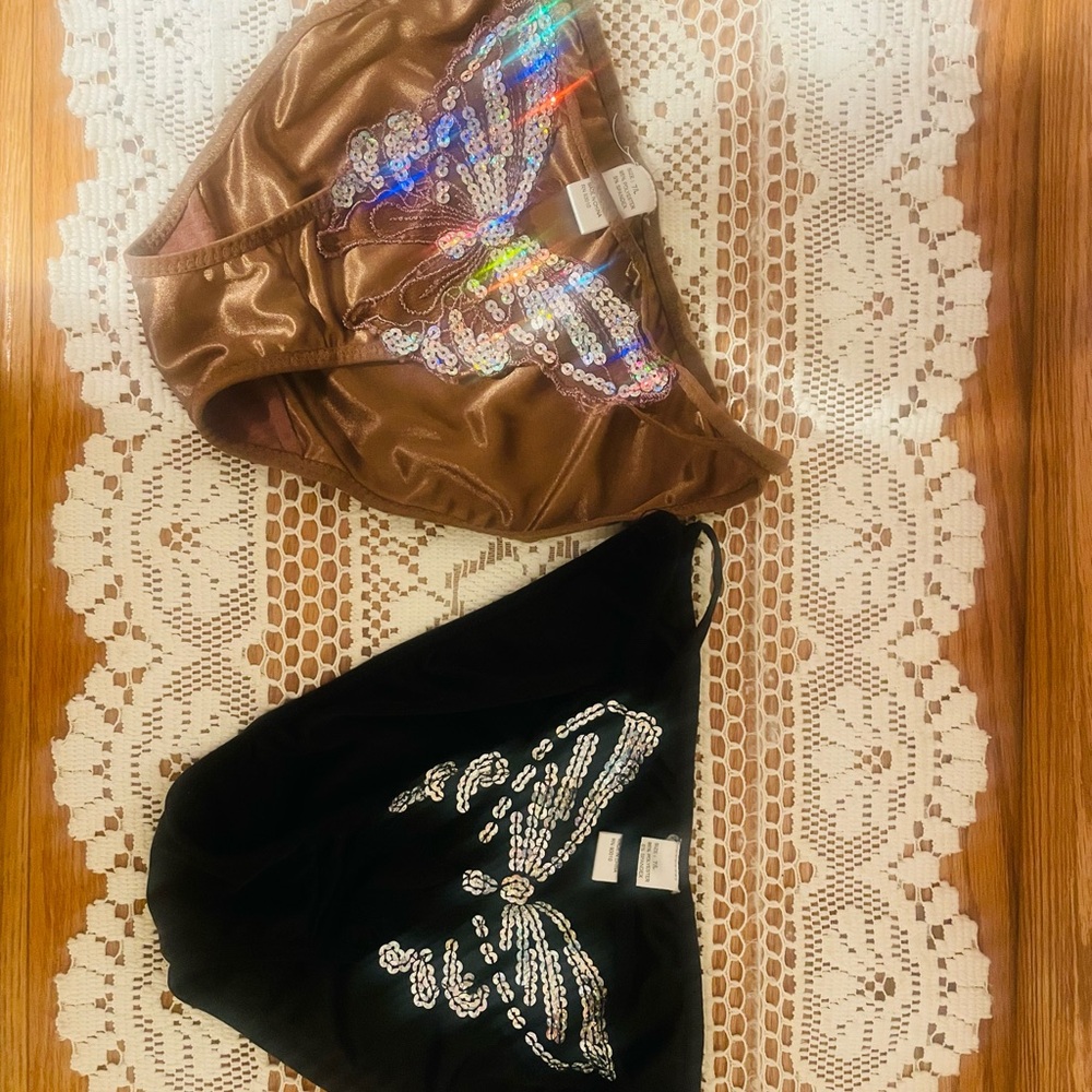 Sequin Butterfly panties NWOT